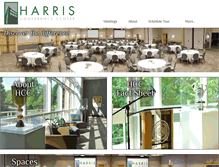 Tablet Screenshot of harrisconferencecenter.com